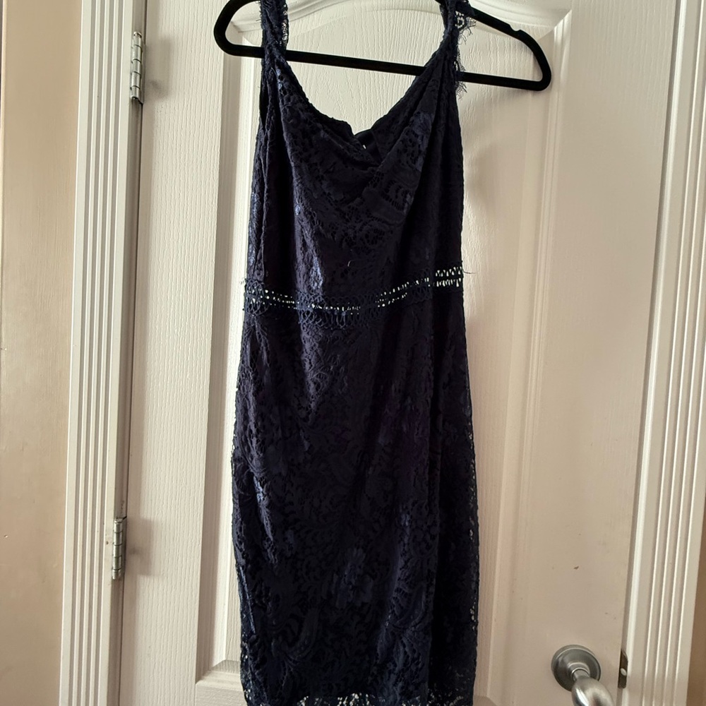 Elegant Black Lace Dress